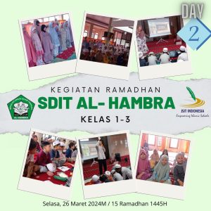 kegiatan ramadhan SDIT Al-Hambra