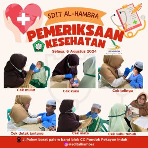 Pemeriksaan Kesehatan SDIT Al-Hambra